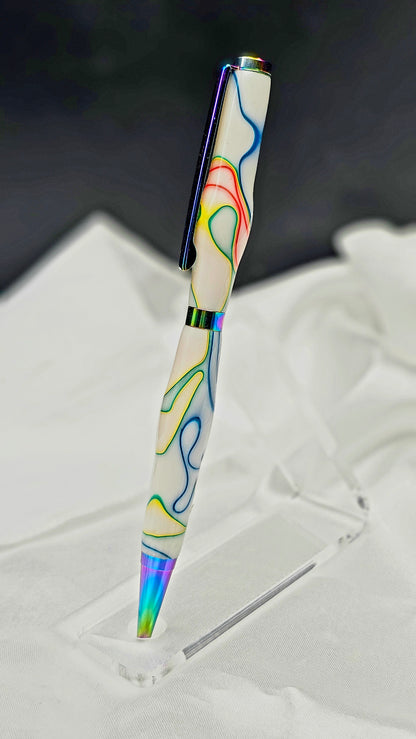 "Sky Prism" Handmade Twist Pen