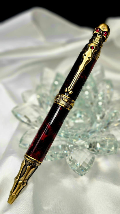 Brass Hardware "Death Note" Handmade Twist Pen