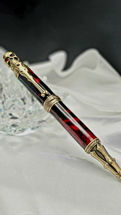 Brass Hardware "Death Note" Handmade Twist Pen