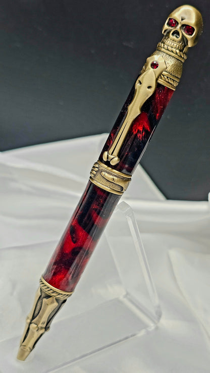 Brass Hardware "Death Note" Handmade Twist Pen
