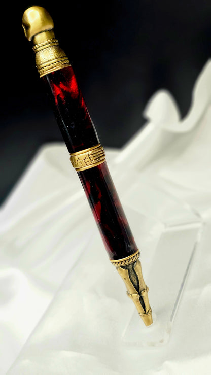 Brass Hardware "Death Note" Handmade Twist Pen