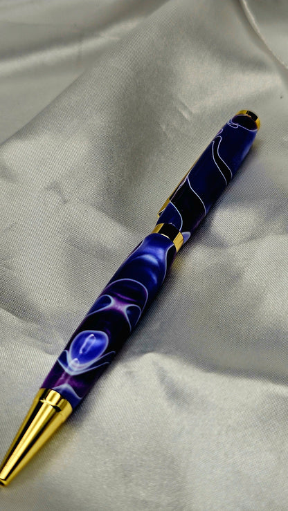 "Sakura Drift" Handmade Twist Pen