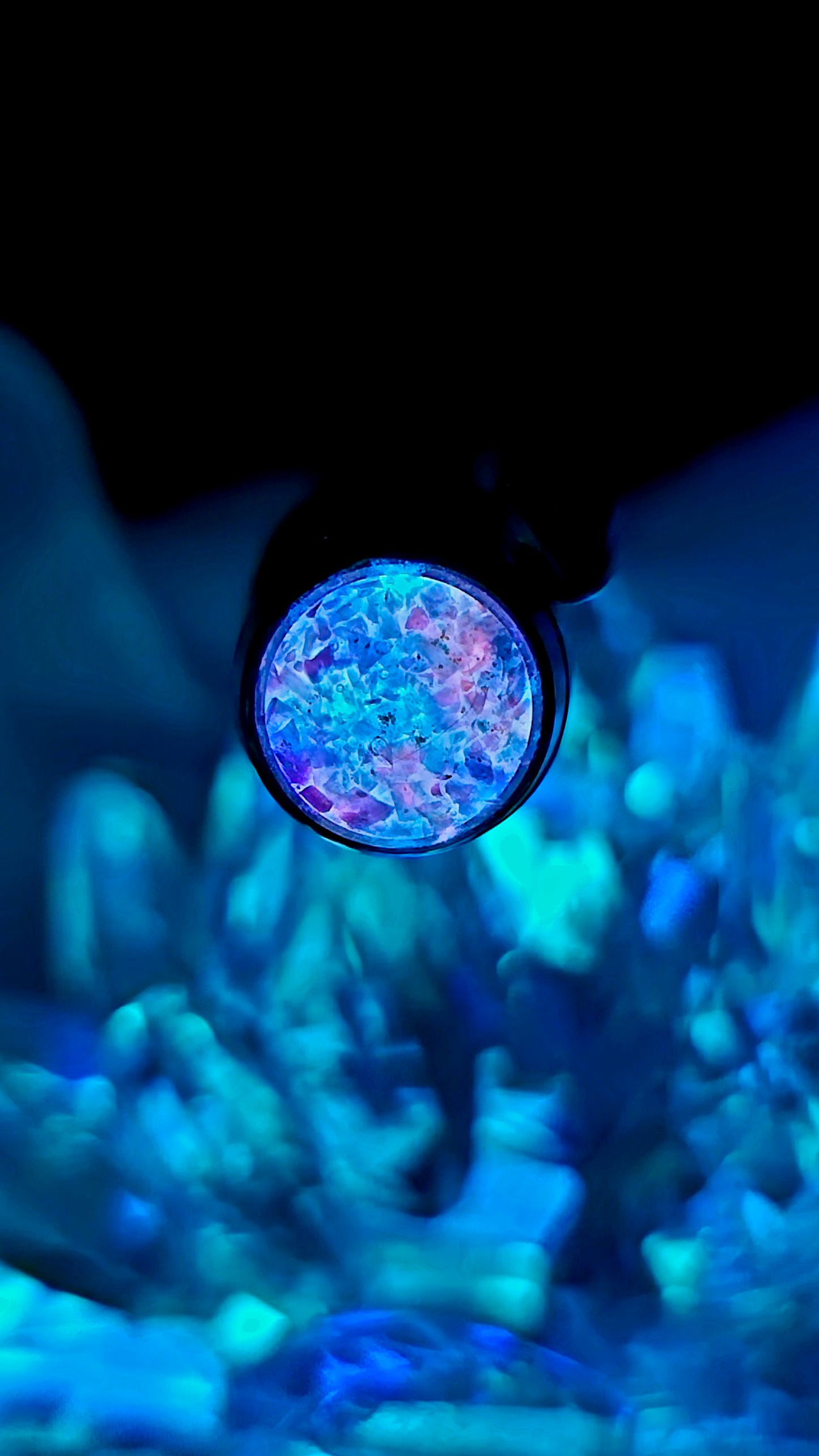 One Of a Kind Handmade Fountain pen or Roller Ball with Paua Abalone Body and a Custom-made Cap and Collar