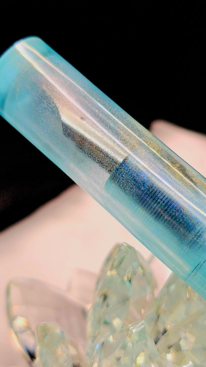 “The Cryoquill Oracle” Bespoke Fountain Pen a Hand Made Resin Body