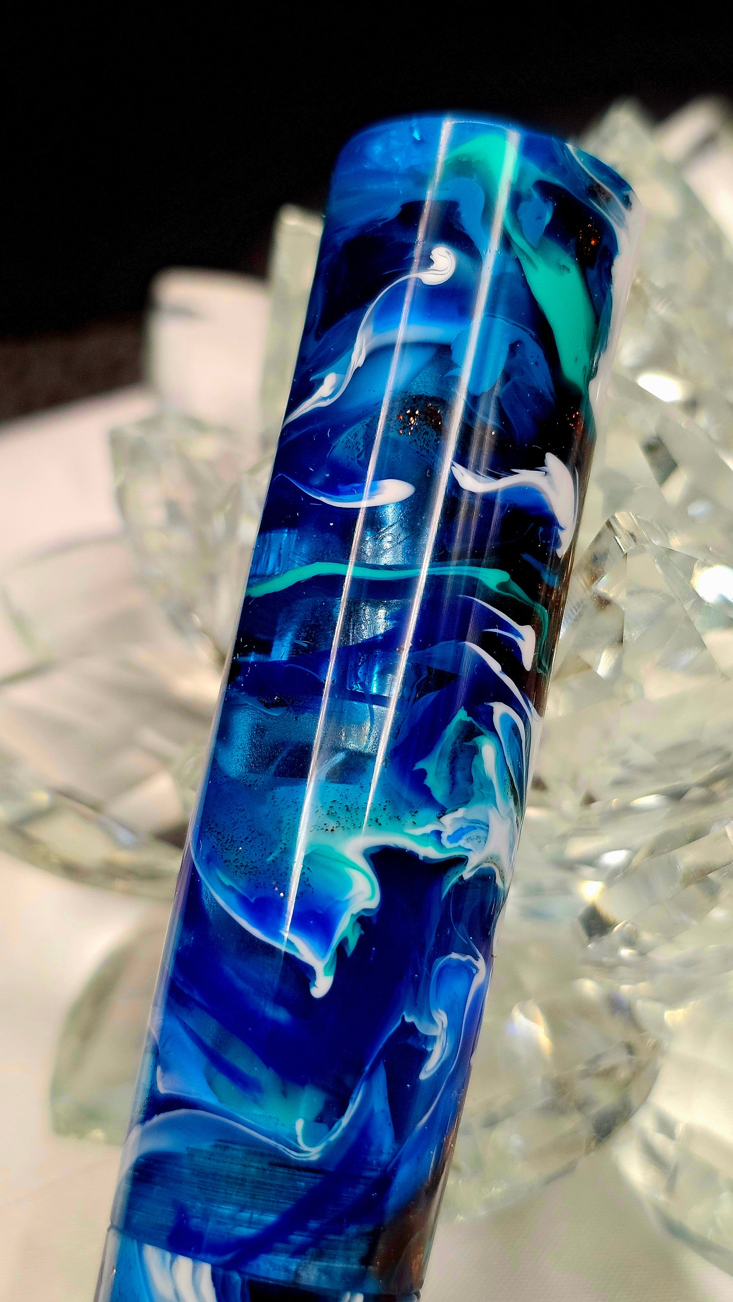 “Deep Plunder” Bespoke Fountain Pen a Hand Made Resin Body