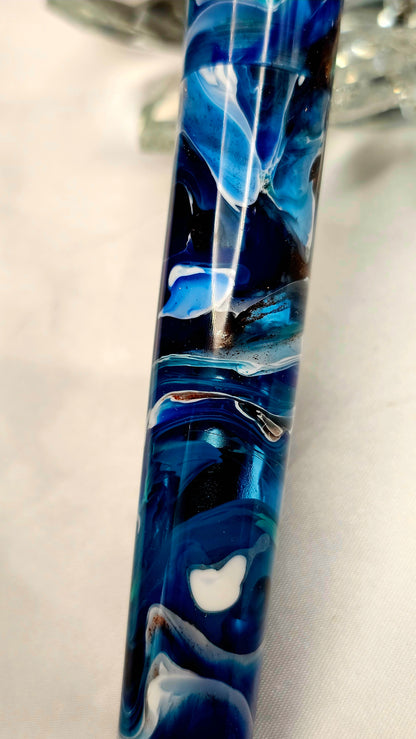 “Deep Plunder” Bespoke Fountain Pen a Hand Made Resin Body
