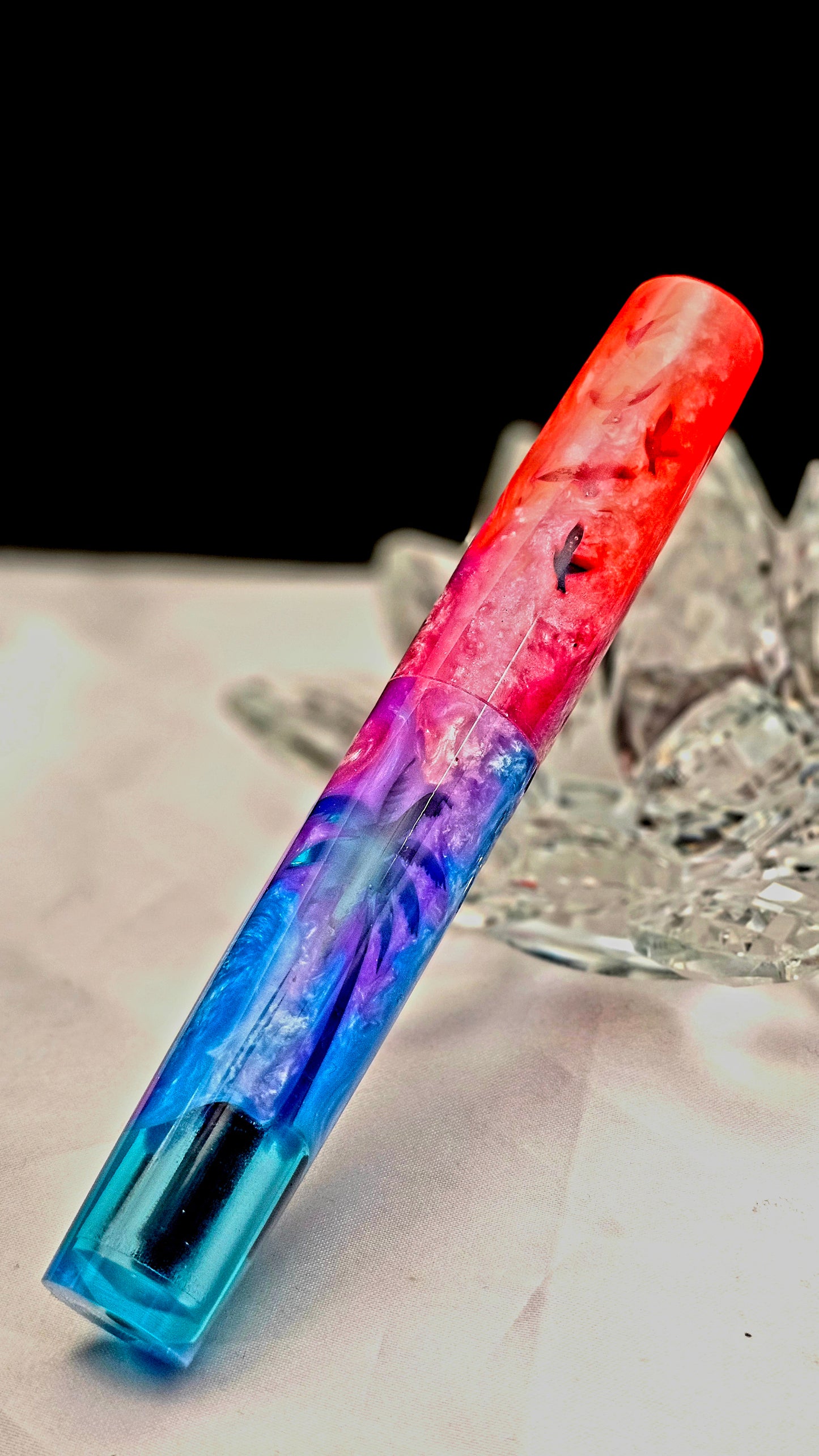 🌴🥥Scripted Paradise🥥🌴 Bespoke Fountain Pen a Hand Made Resin Body