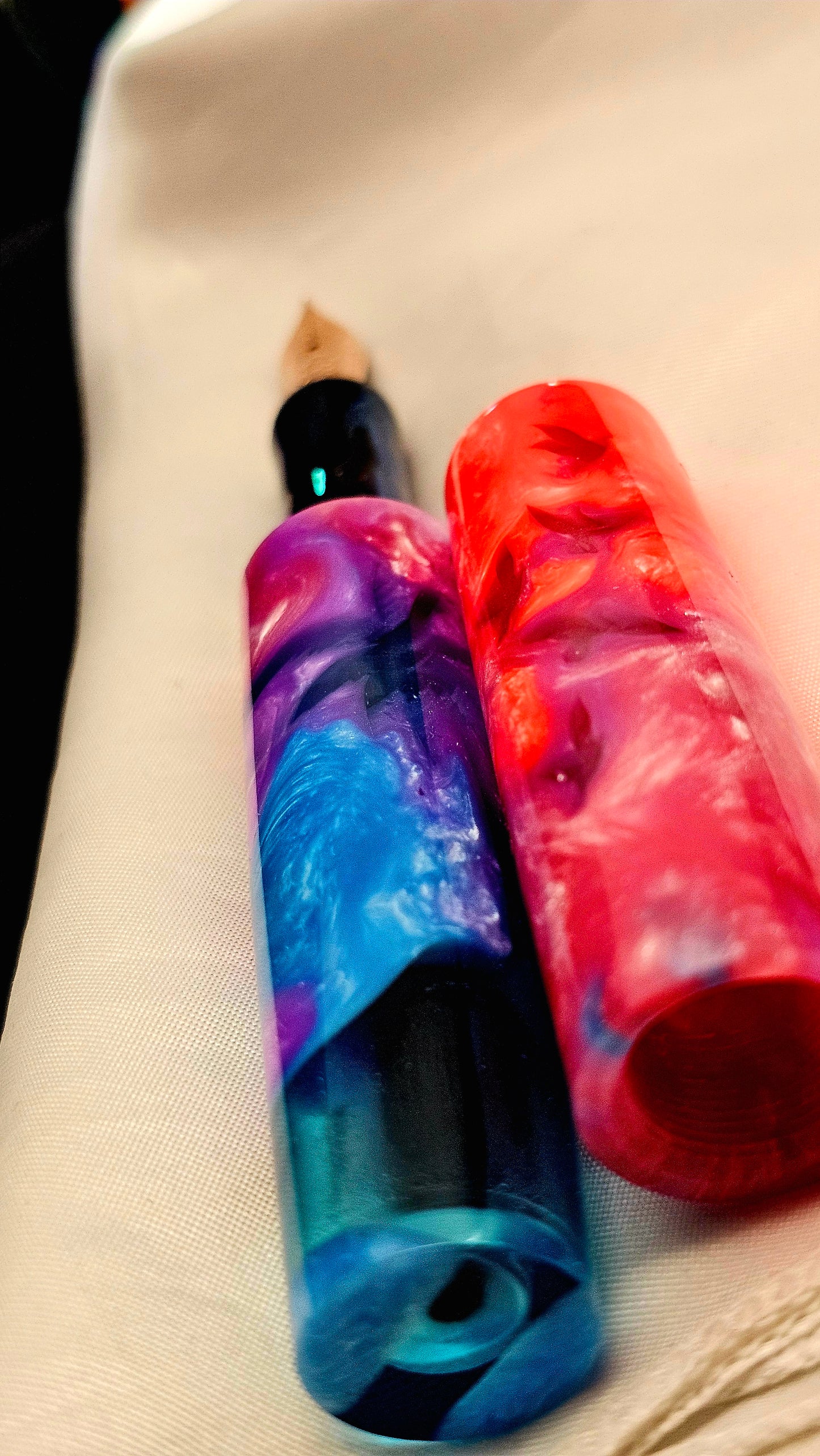 🌴🥥Scripted Paradise🥥🌴 Bespoke Fountain Pen a Hand Made Resin Body
