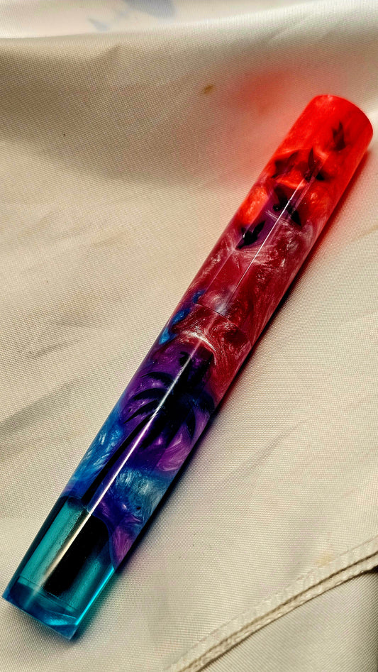 🌴🥥Scripted Paradise🥥🌴 Bespoke Fountain Pen a Hand Made Resin Body