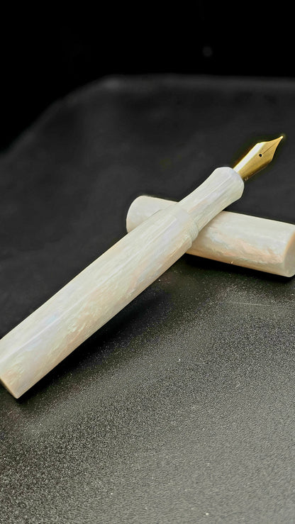 “The Oracle's Whisper” Bespoke Fountain Pen a Hand Made Resin Body