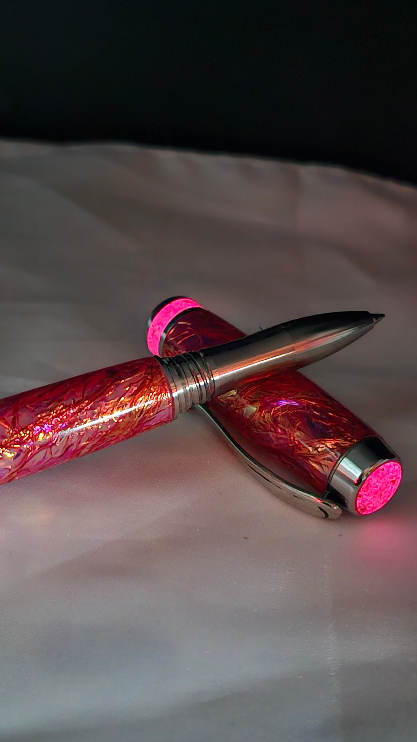 Custom One Of a Kind Handmade Fountain pen with Green Opal FX