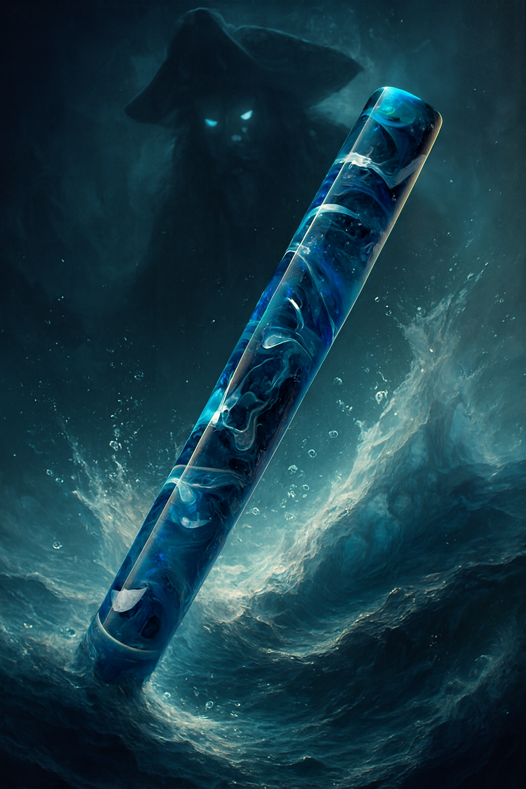 “Deep Plunder” Bespoke Fountain Pen a Hand Made Resin Body