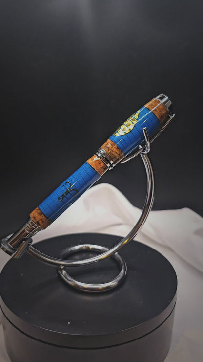 Custom Handmade Fisherman Jr Gentleman Roller Ball Pen