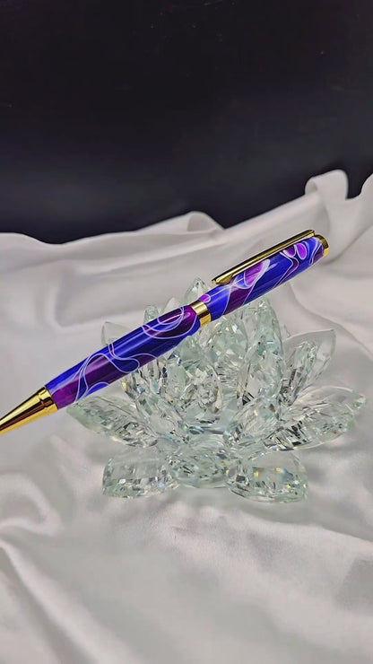 "Sakura Drift" Handmade Twist Pen